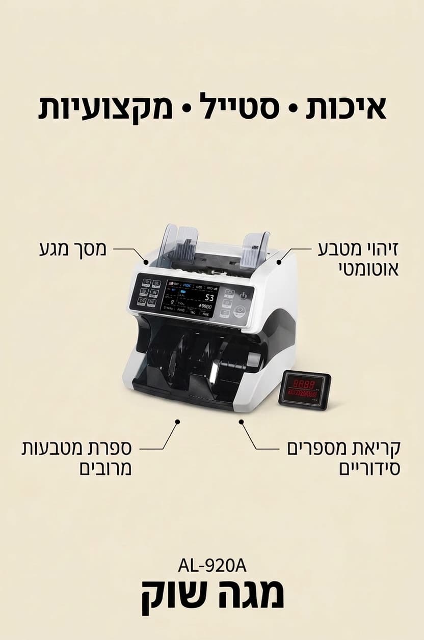 מכונת ספירת כסף AL-920A